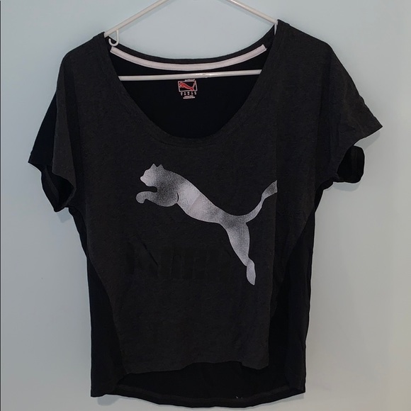 Puma cropped workout shirt - Picture 1 of 3